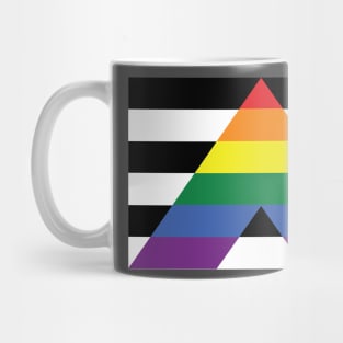 Straight Ally pride flag Mug